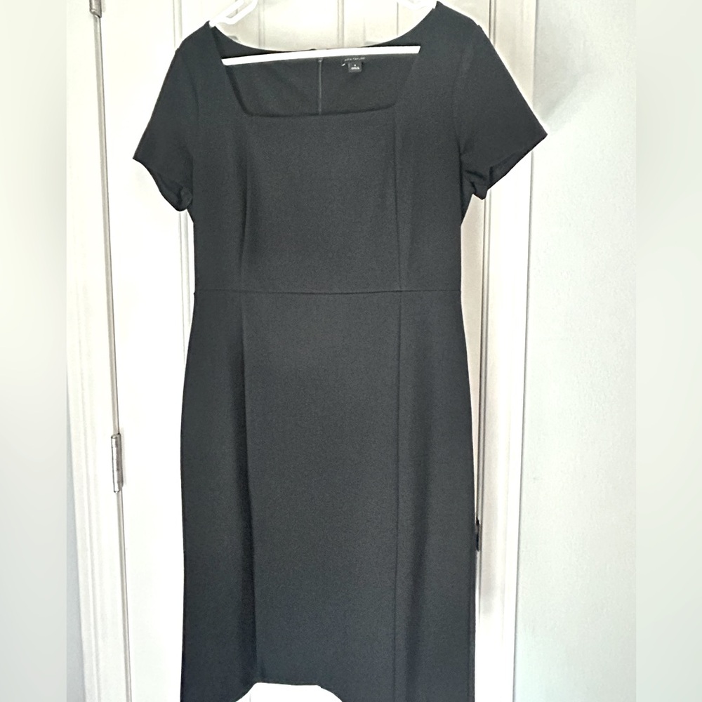 Ann Taylor Little Black Dress Short Sleeve/Square Neck - Size 8